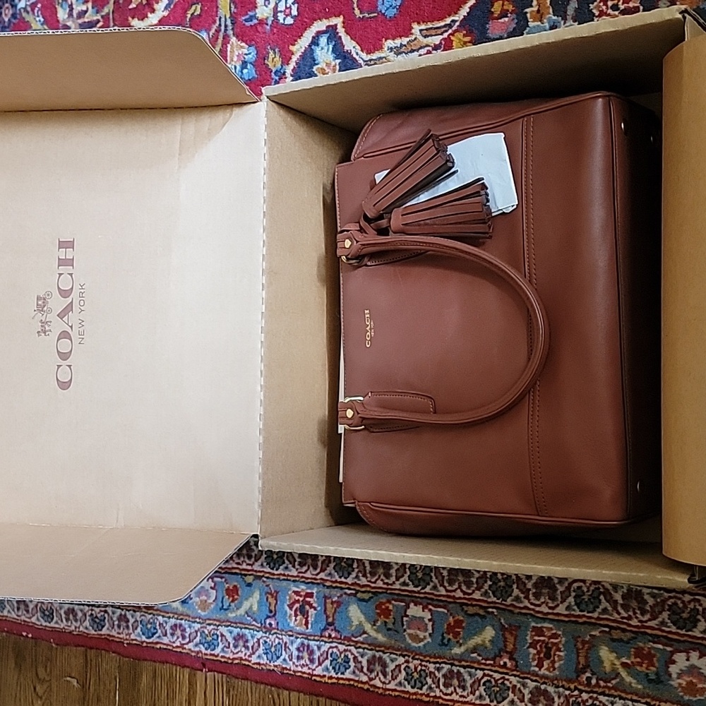 New Coach Leather Handbag
